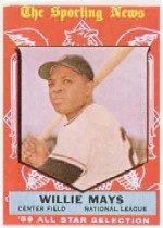 1959 Topps Baseball Cards      563     Willie Mays AS